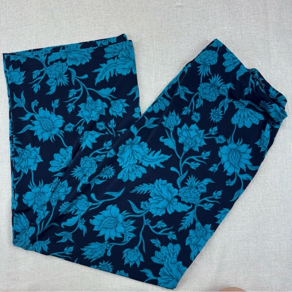 JM Collection Pants - Jm Collection Women's Elena Printed Wide-Leg Knit Pull-on Pants Size XL